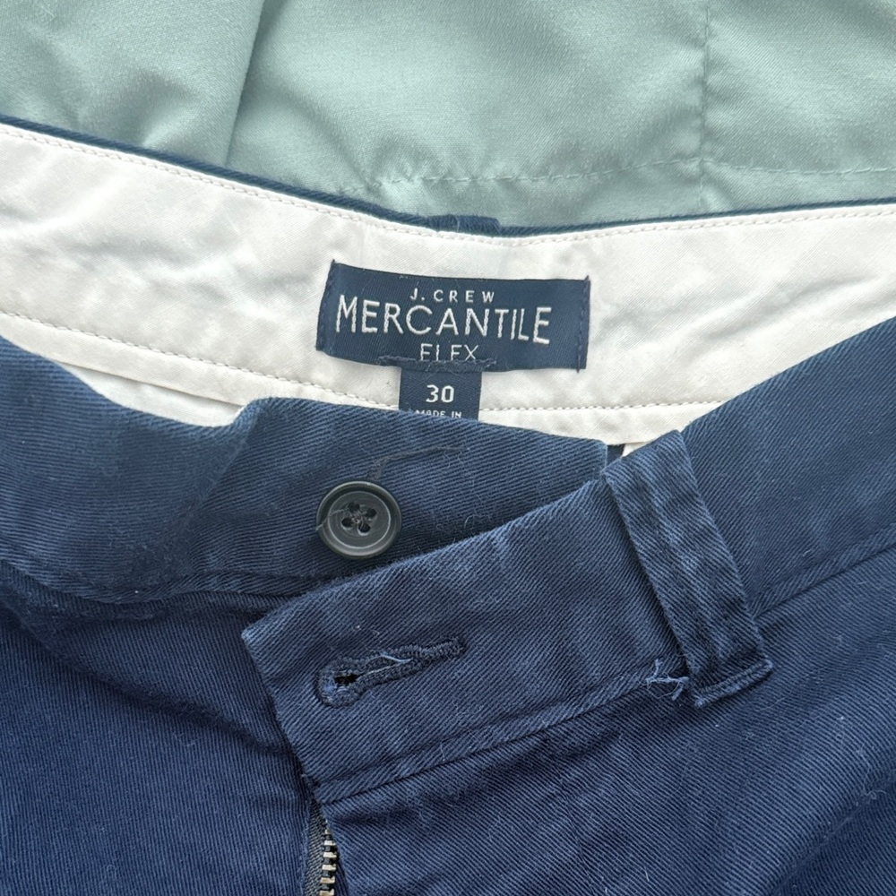 3 for $15 J. Crew Men's Navy Blue Shorts - Picture 2 of 4